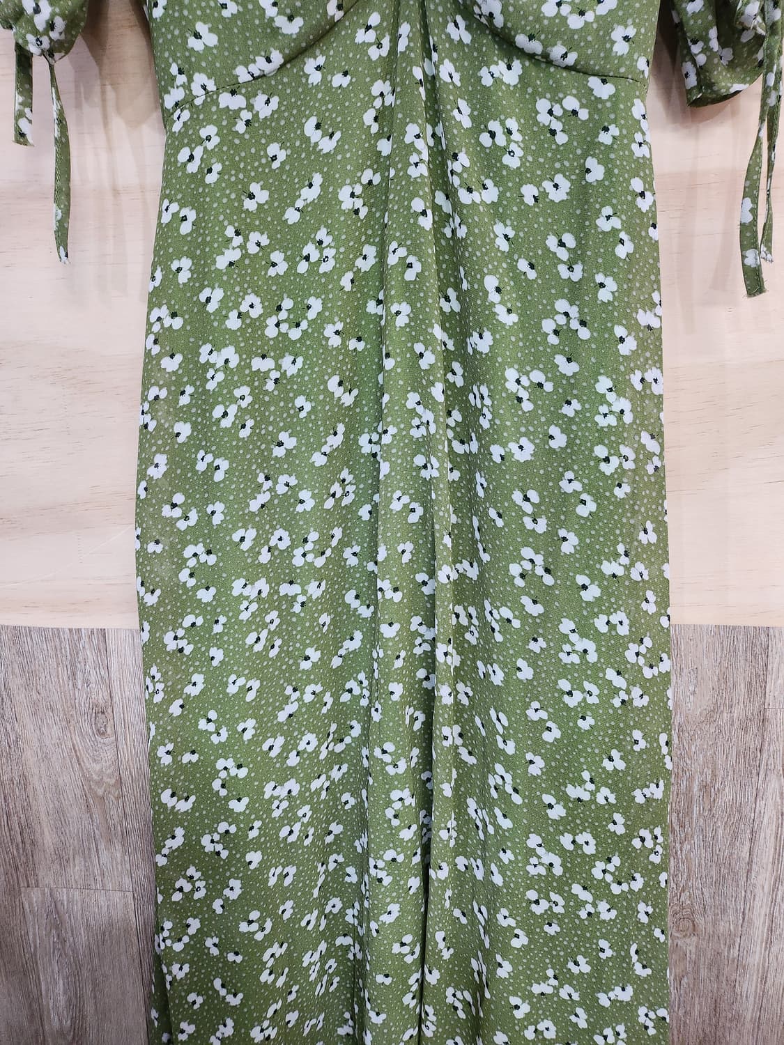 176) 플라워 쉬폰 롱 원피스 상품이미지5