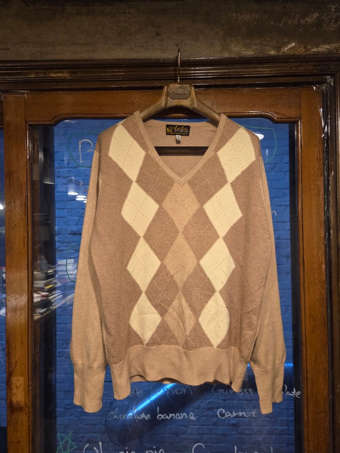 스코티시 인타르시아 캐시미어 니트 상품이미지9