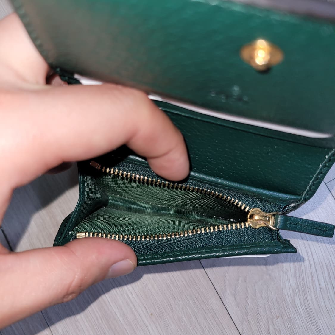 정품 구찌 캔버스 카드동전 반지갑 상품이미지7