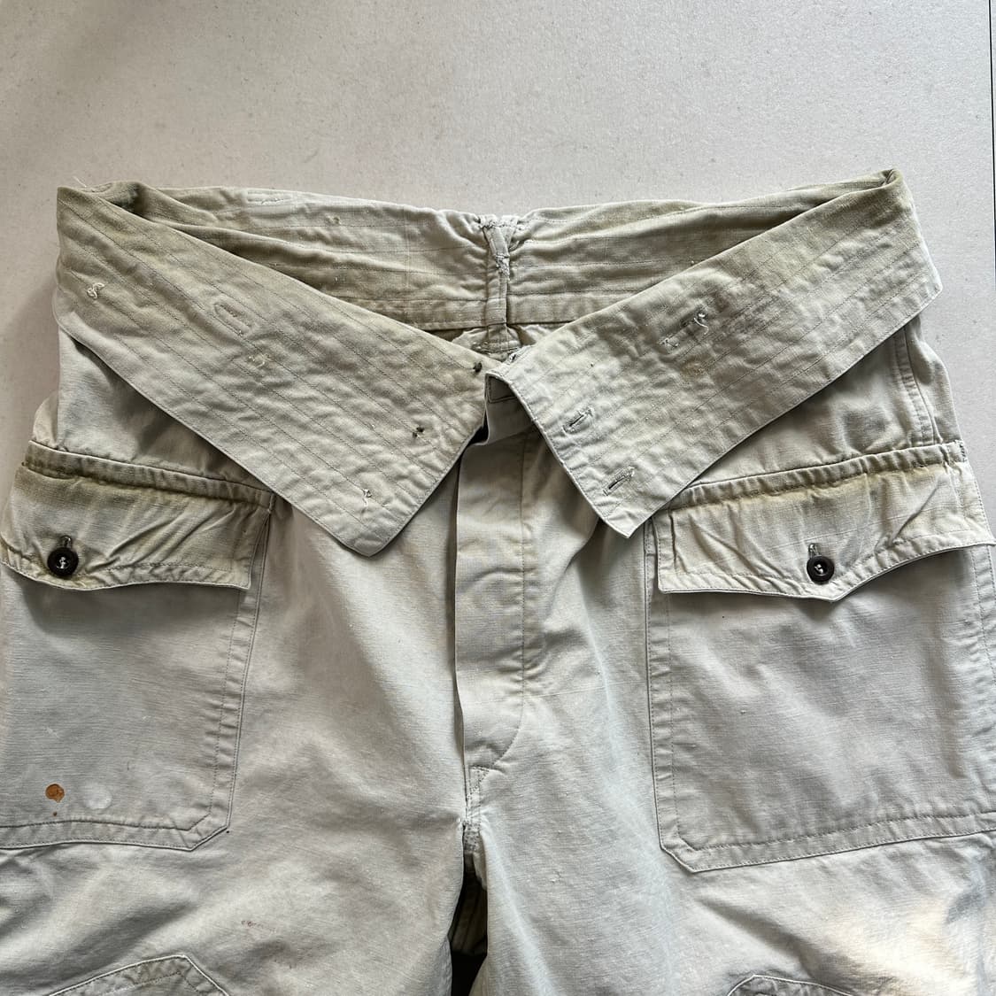 60s 영국 빈티지 하이웨이스트 워크 팬츠 (34) 상품이미지6