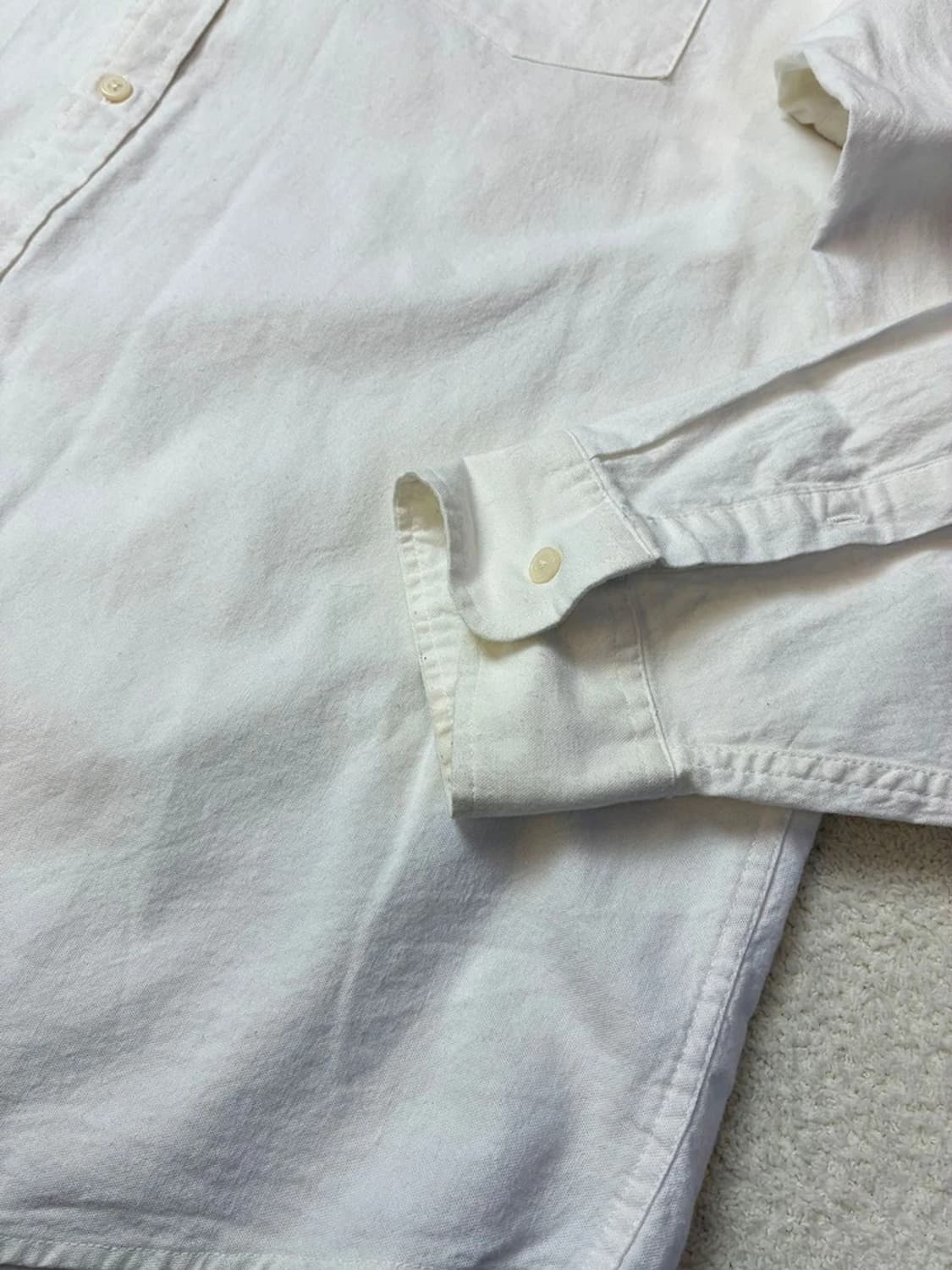 폴로 랄프로렌 90's USA 화이트 옥스퍼드 셔츠 PN5761 상품이미지4