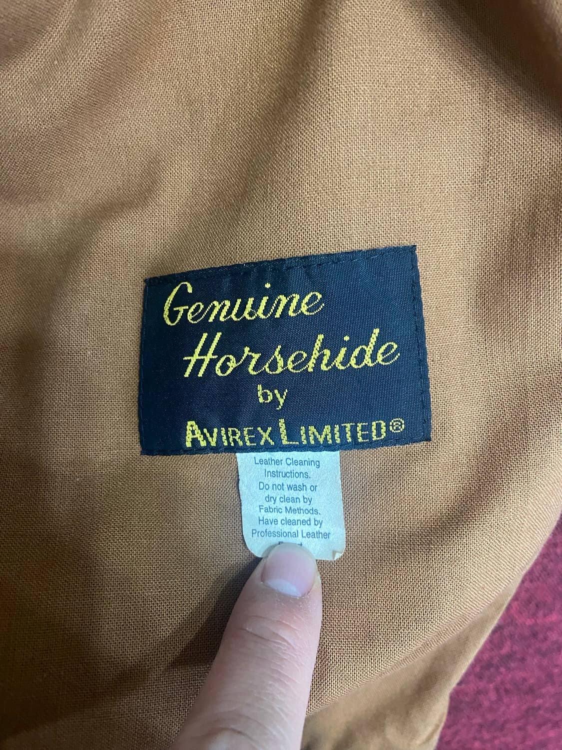 아비렉스 a-2 말가죽 자켓 상품이미지4