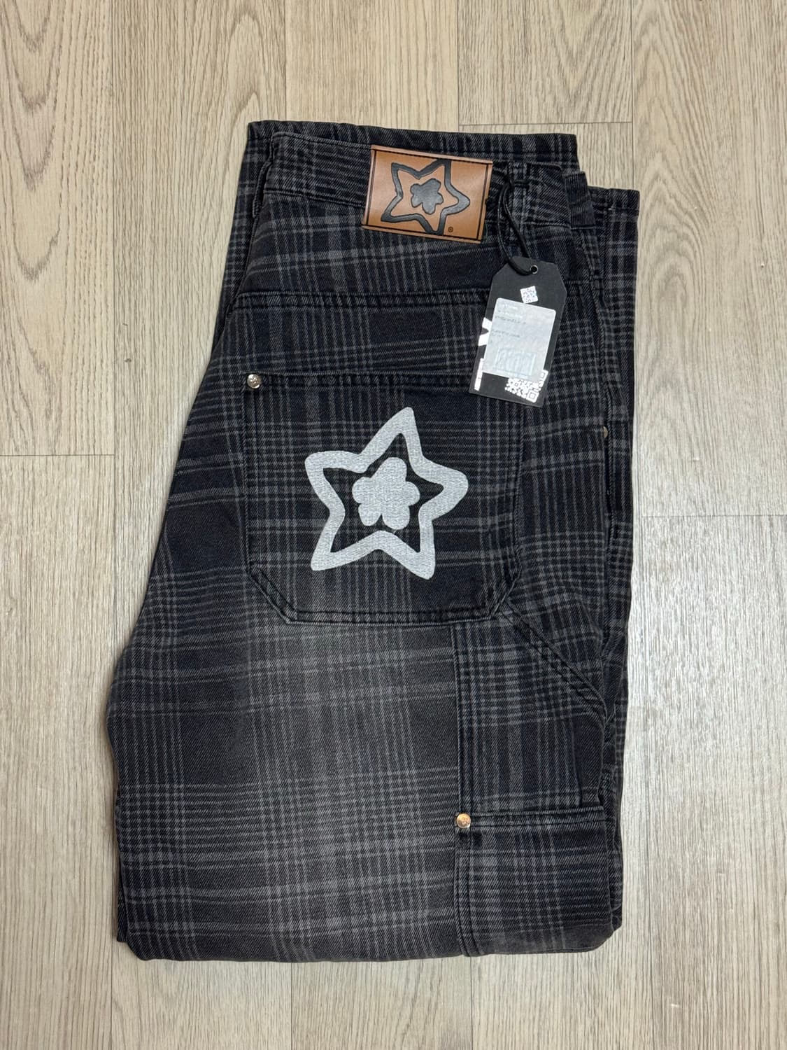 스타팀 플레이드진 카펜터 데님 상품이미지4