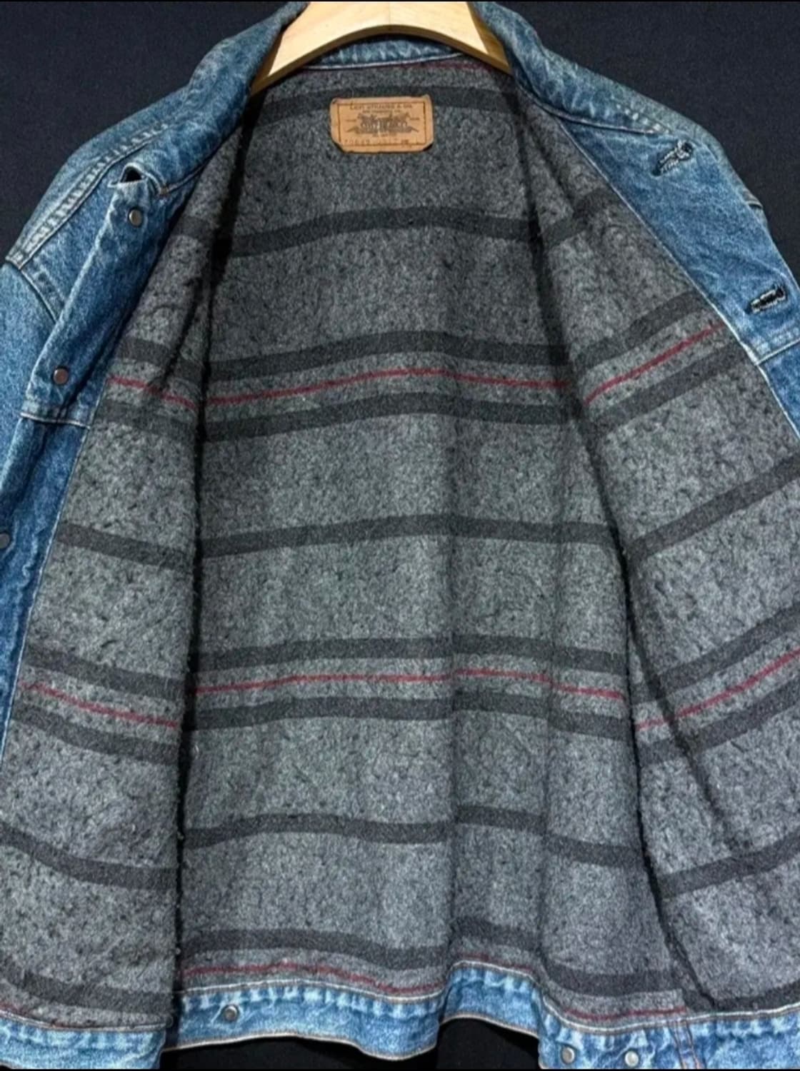 80년대 빈티지 japan 리바이스 데님 트러커 상품이미지7