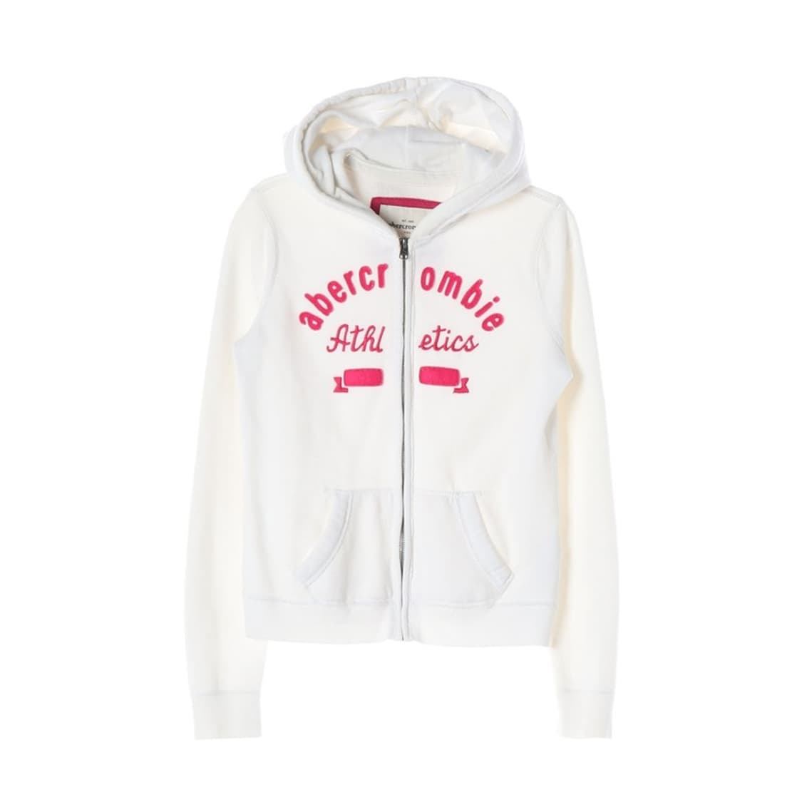 아베크롬비 키즈 핑크 로고 후드 집업 XL 상품이미지1