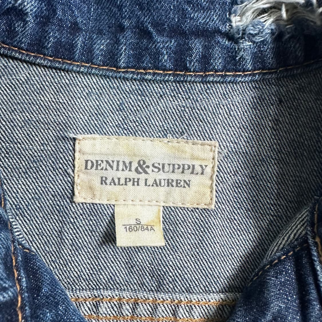 폴로 D&S 우먼스 디스트레스드 데님 자켓  상품이미지7