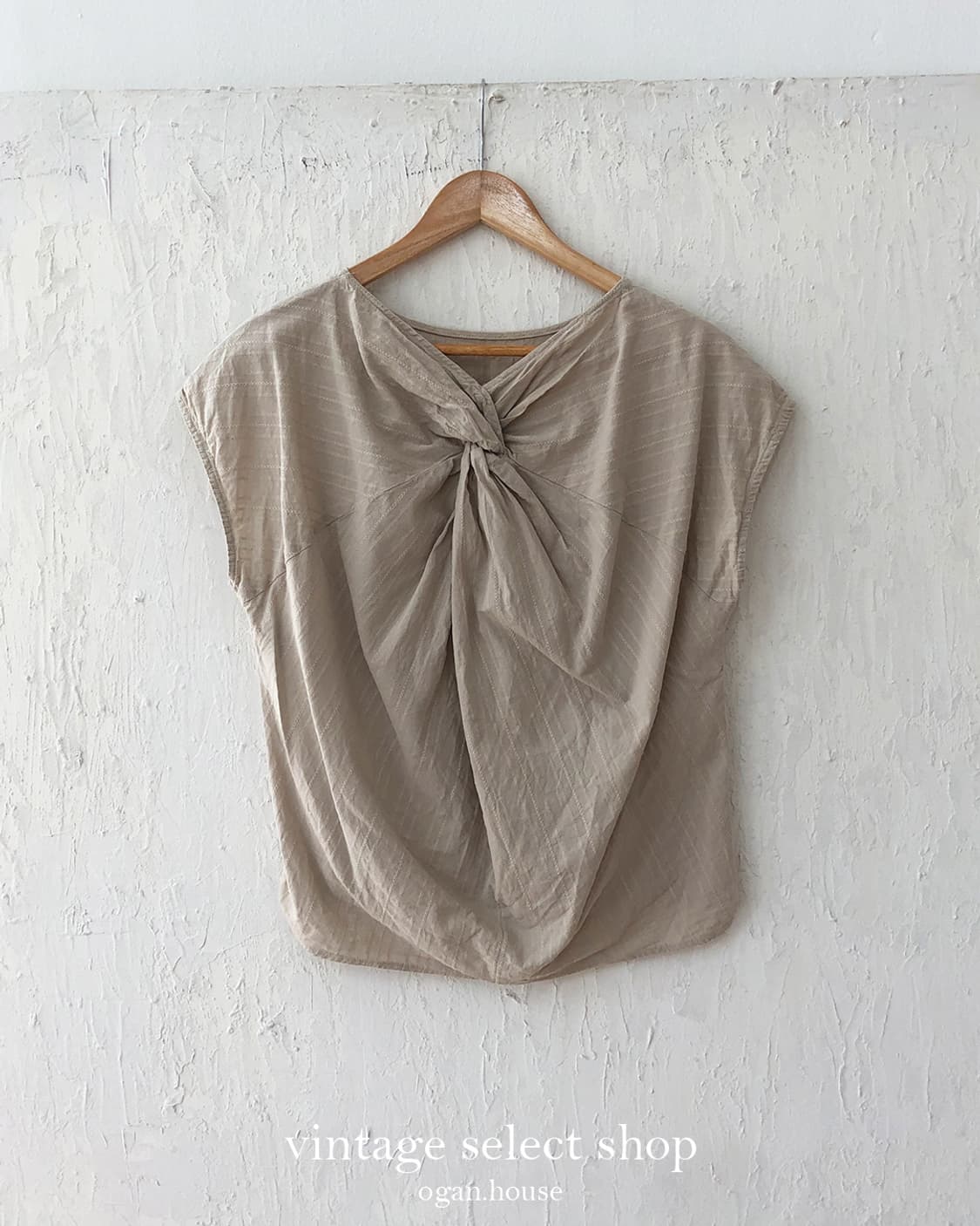 vintage twist front stripe top 상품이미지2