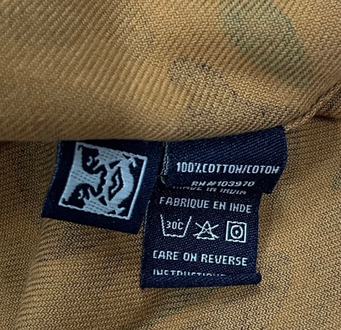 오베이 카모 셔츠 M 상품이미지4