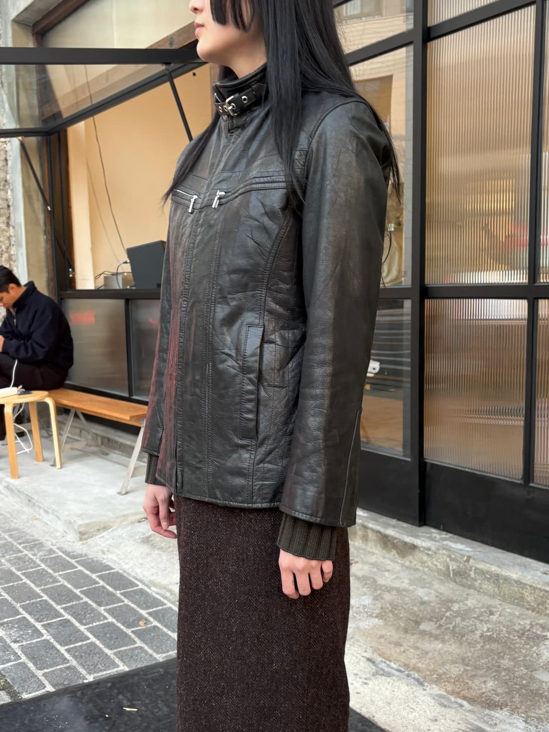 AbaHouse 리얼레더 자켓 상품이미지2