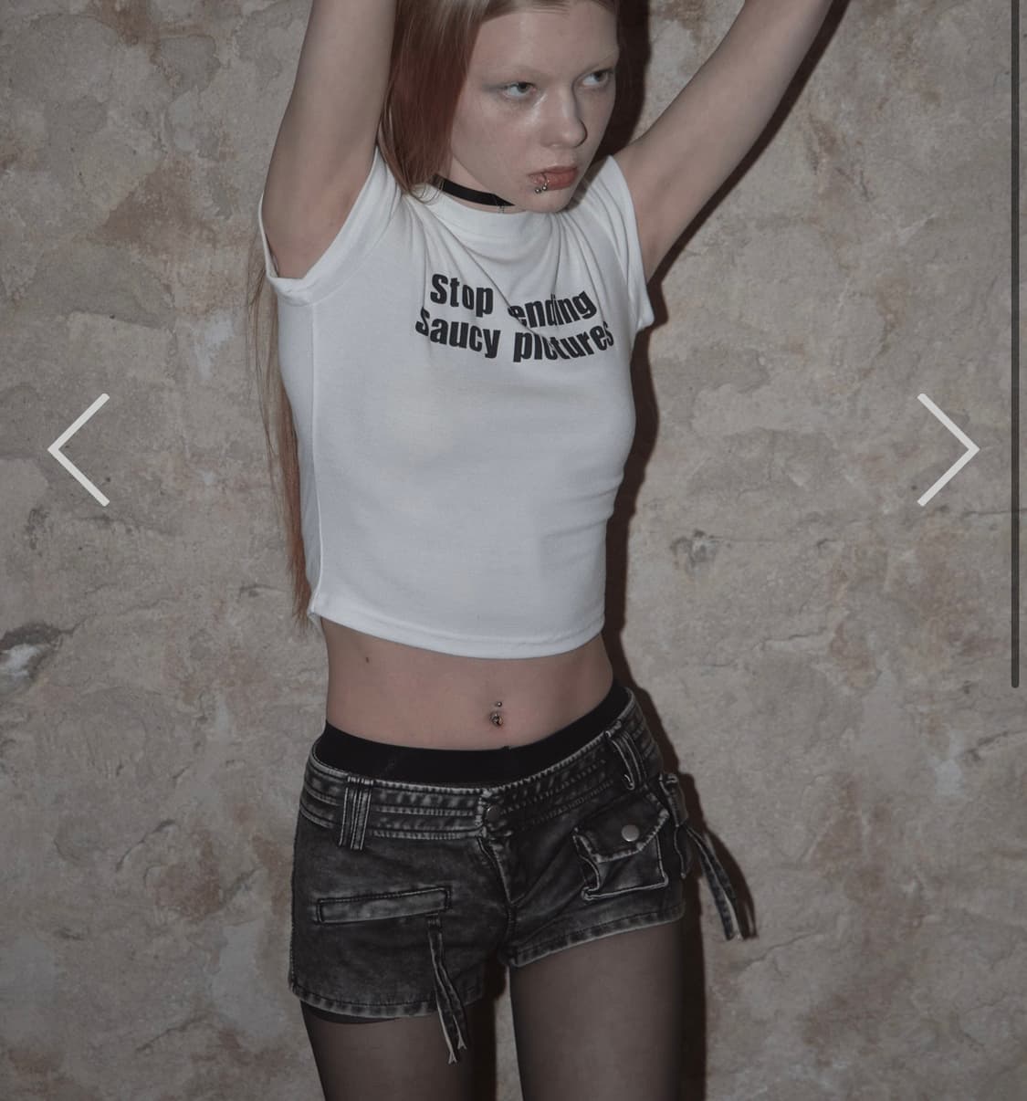 쏘시 마이크로 쇼츠 Saucy leather micro shorts  상품이미지3