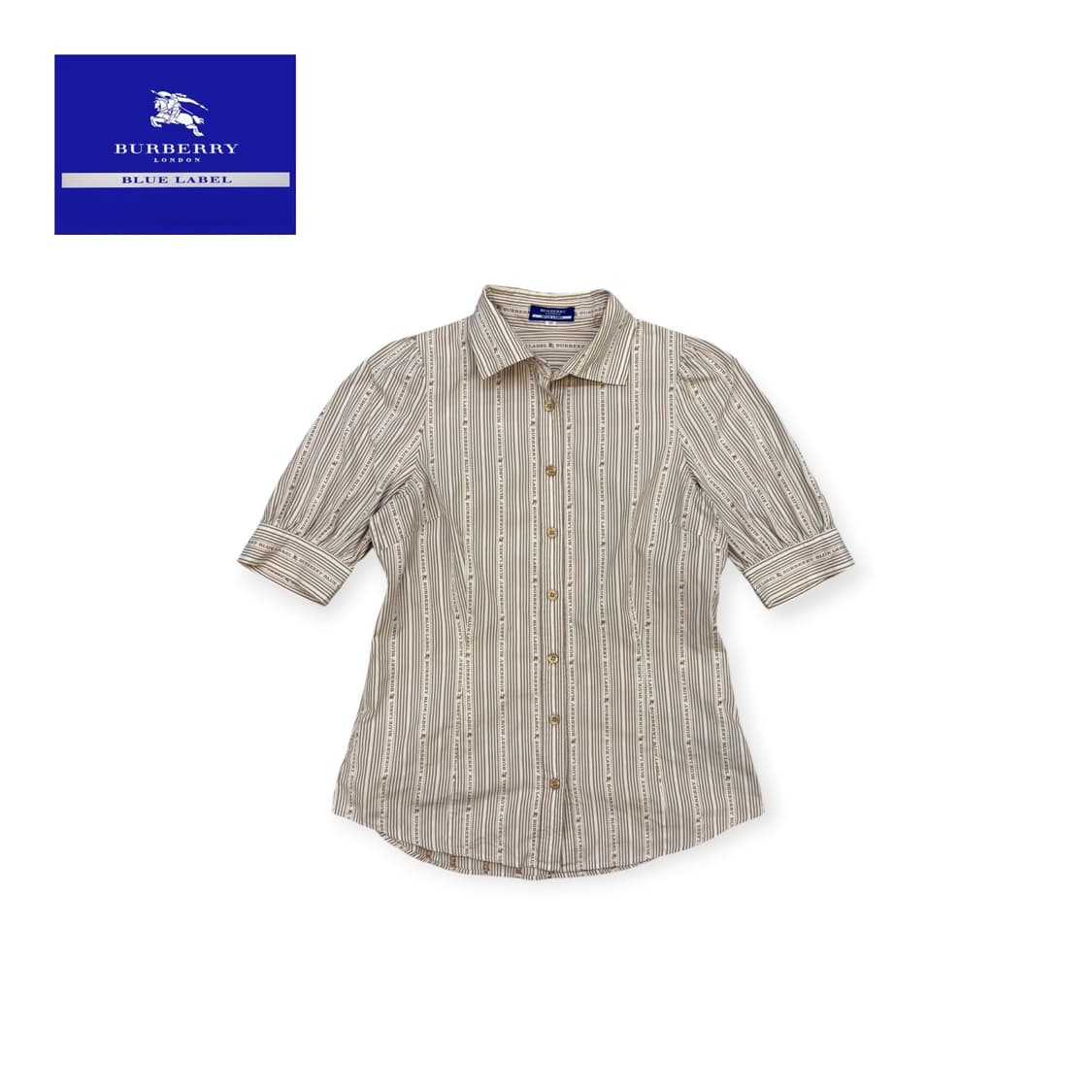 [ 38 ] 버버리 블루라벨 반팔 셔츠 상품이미지1