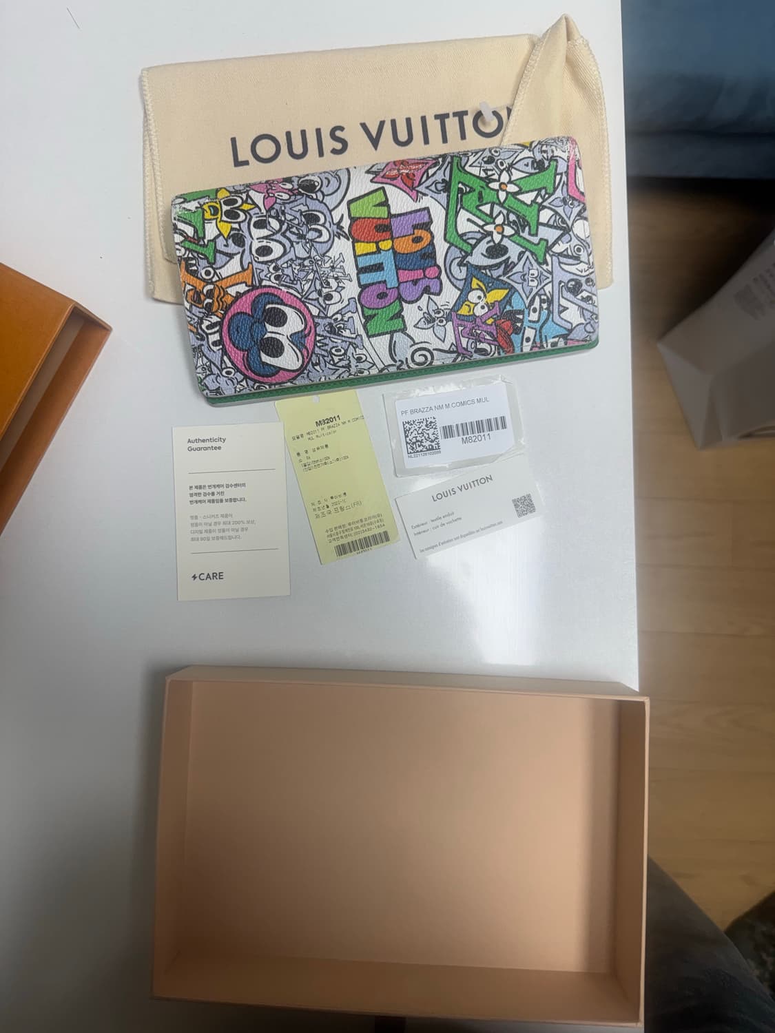 루이비통 오거나이저 장지갑 코믹스 상품이미지1
