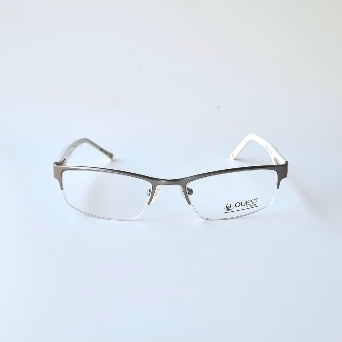 데드스탁 세련된 투톤 포인트 반무테 메탈 안경테   603 상품이미지2