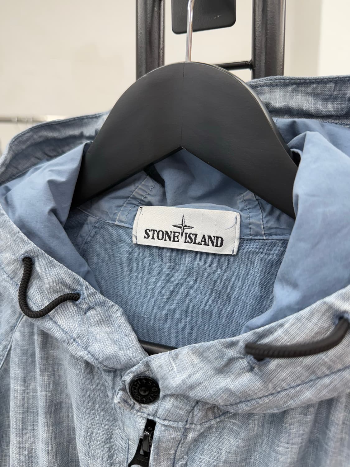 [S] 스톤아일랜드 린넨 와트로 후드 자켓 상품이미지4