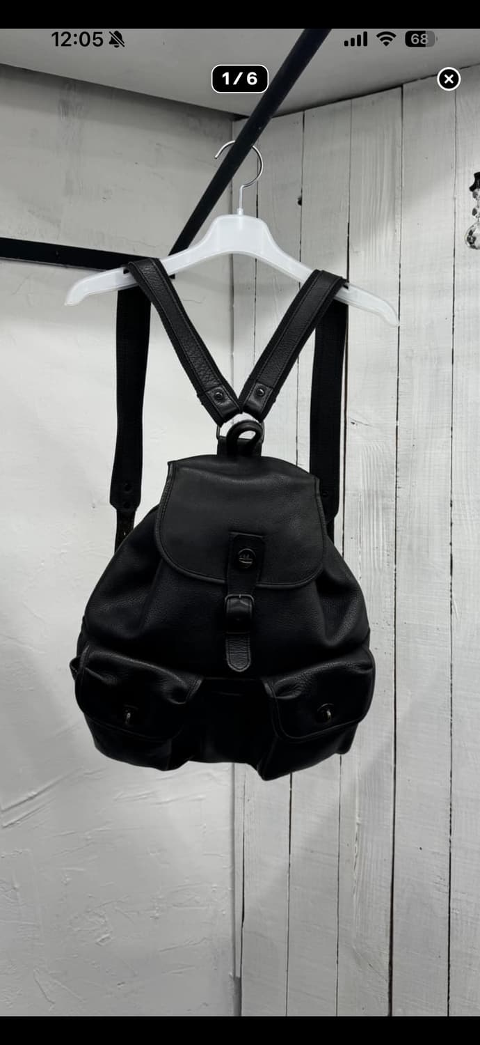 요지야마모토 레더 백팩 상품이미지1