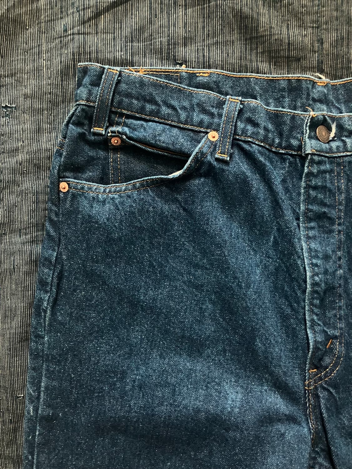 🇺🇸 80s USA 빈티지 리바이스 517 부츠컷 데님 팬츠 상품이미지4