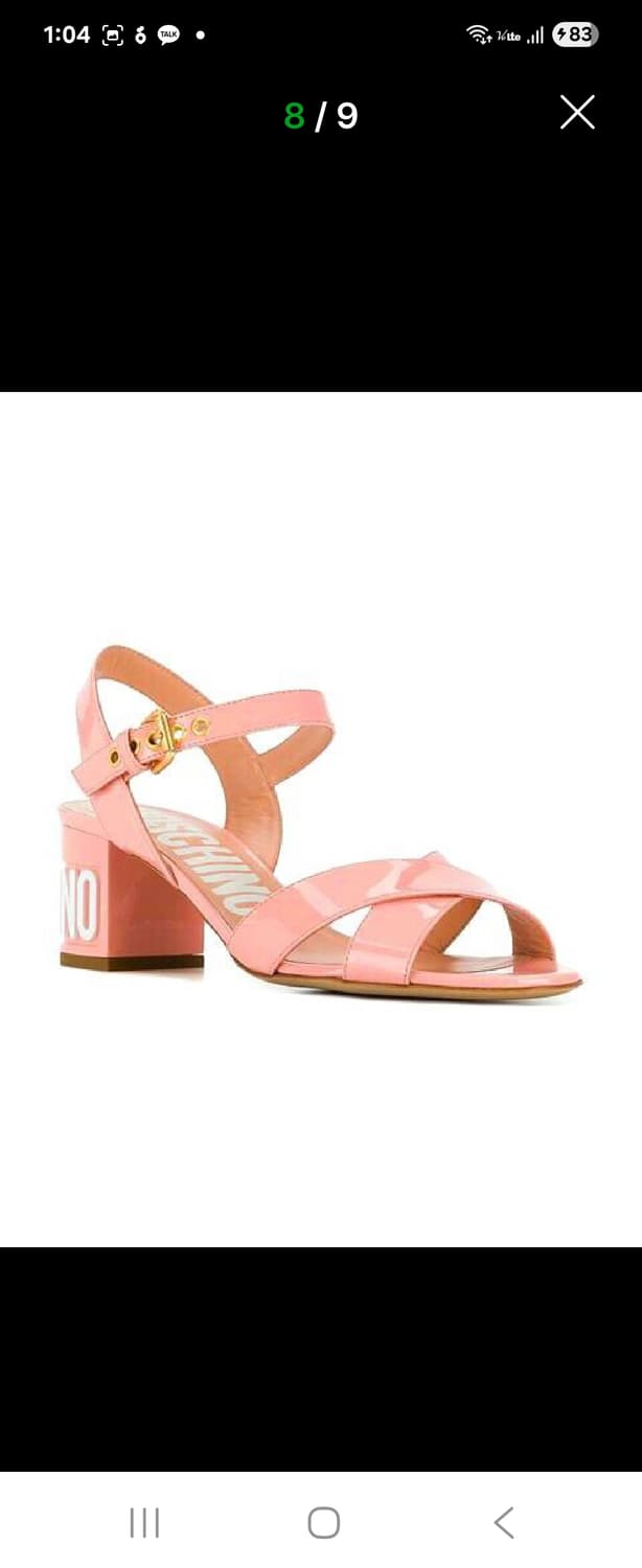 모스키노 핑크 페이던트 스트랩 샌들235-240 상품이미지1