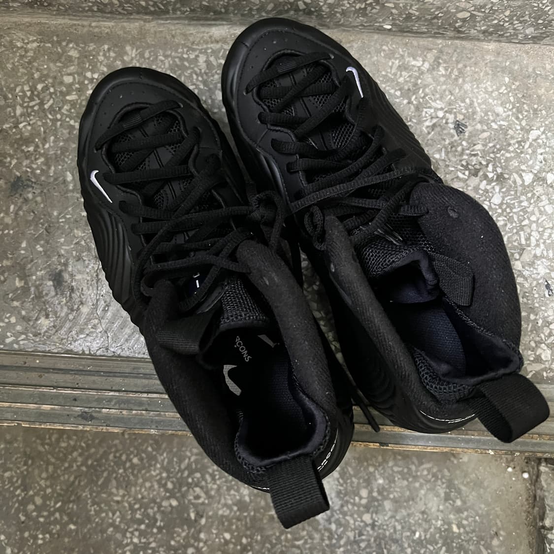 나이키 x 꼼데가르송 폼포짓 블랙 상품이미지7