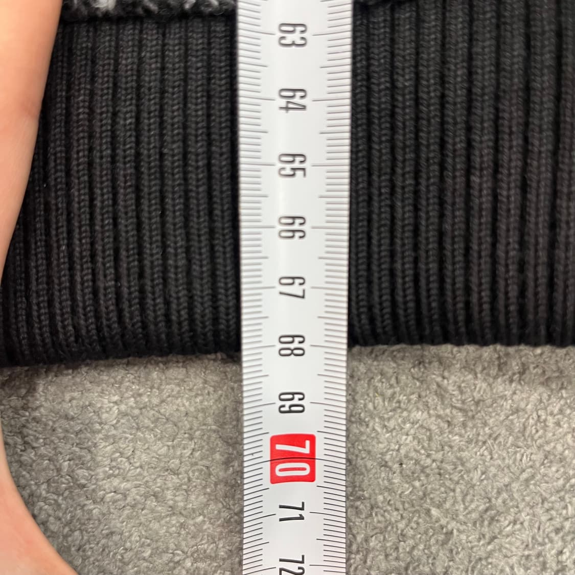 105 바쏘옴므 양가죽 울니트 도킹레더자켓 상품이미지9