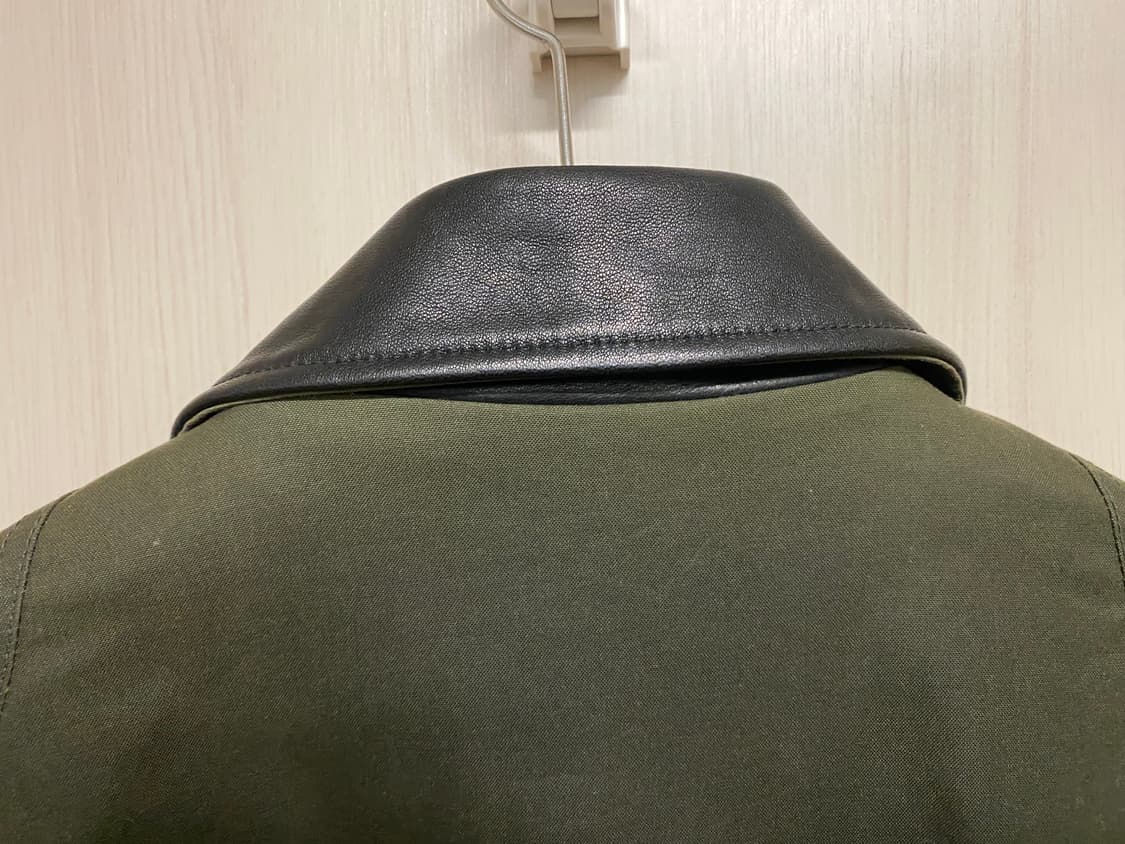 바스통 001 왁스 자켓 올리브 M 상품이미지5