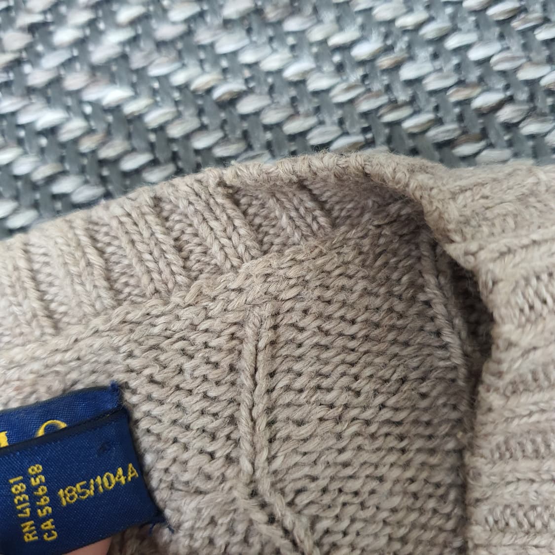 폴로 랄프로렌 케이블 면니트 남자110 상품이미지6