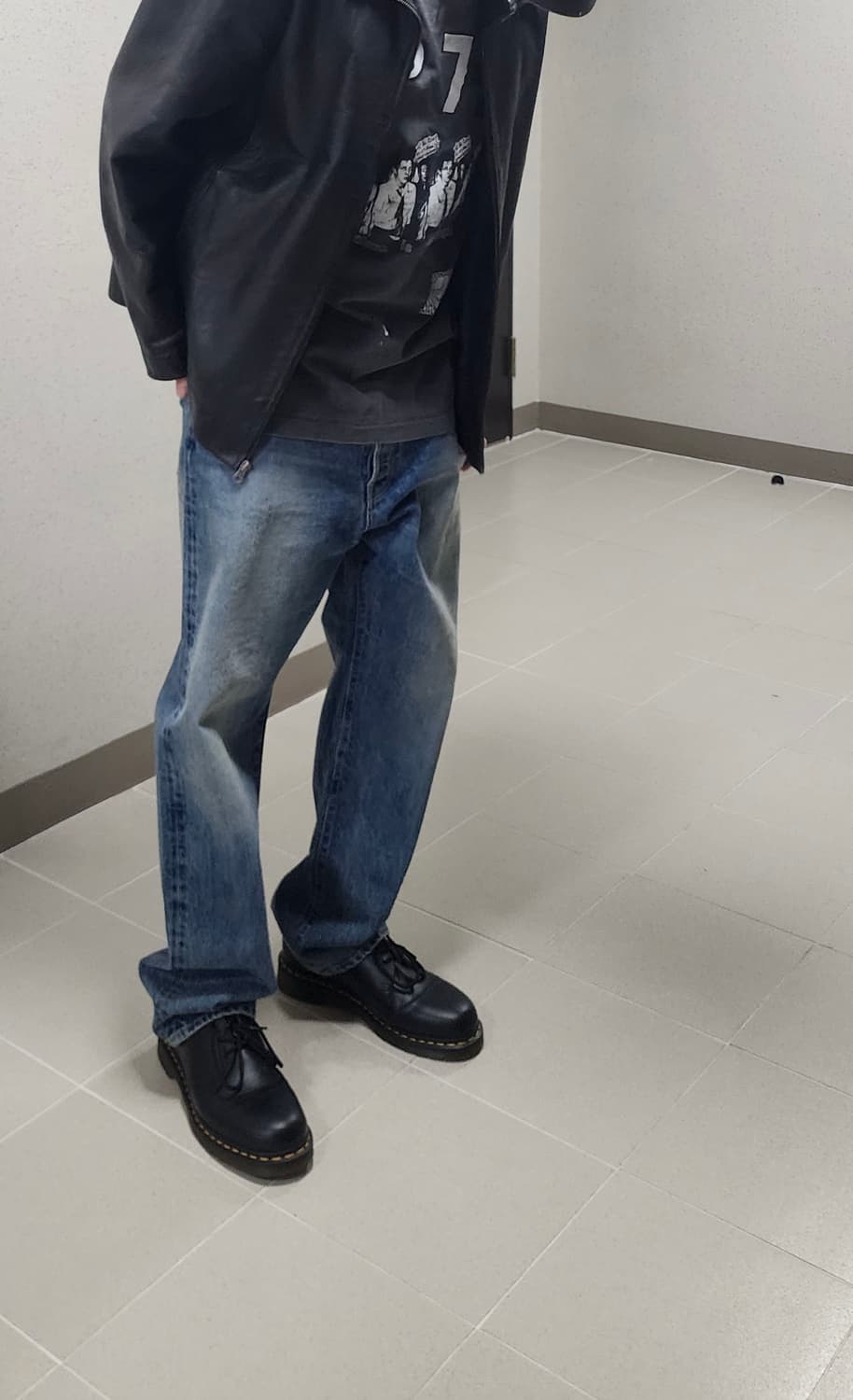 [XL]올드갭 레더 풀집업 상품이미지9