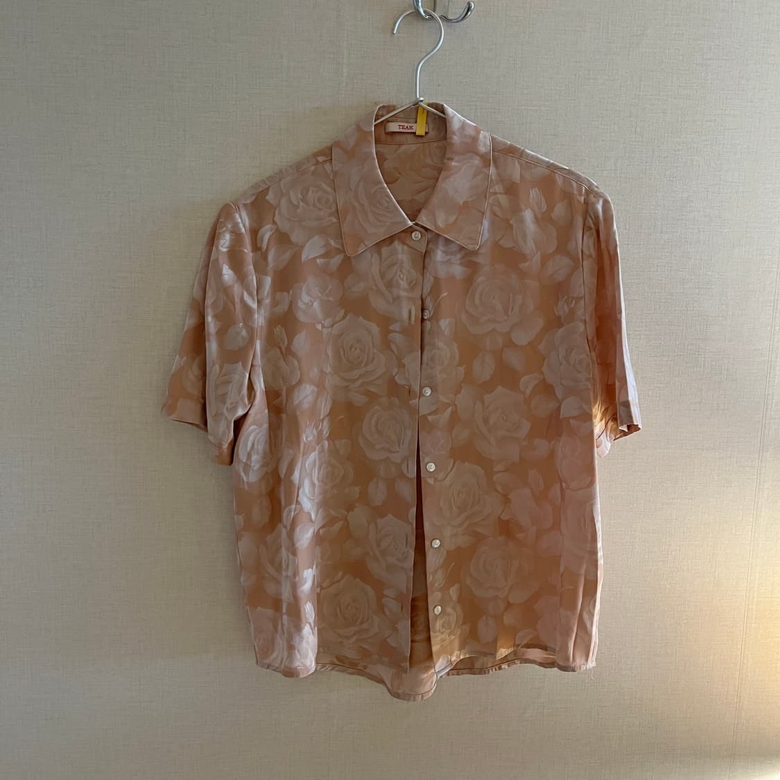 Teak 티크 ROSE FLOWER SILK BLOUSE 상품이미지6