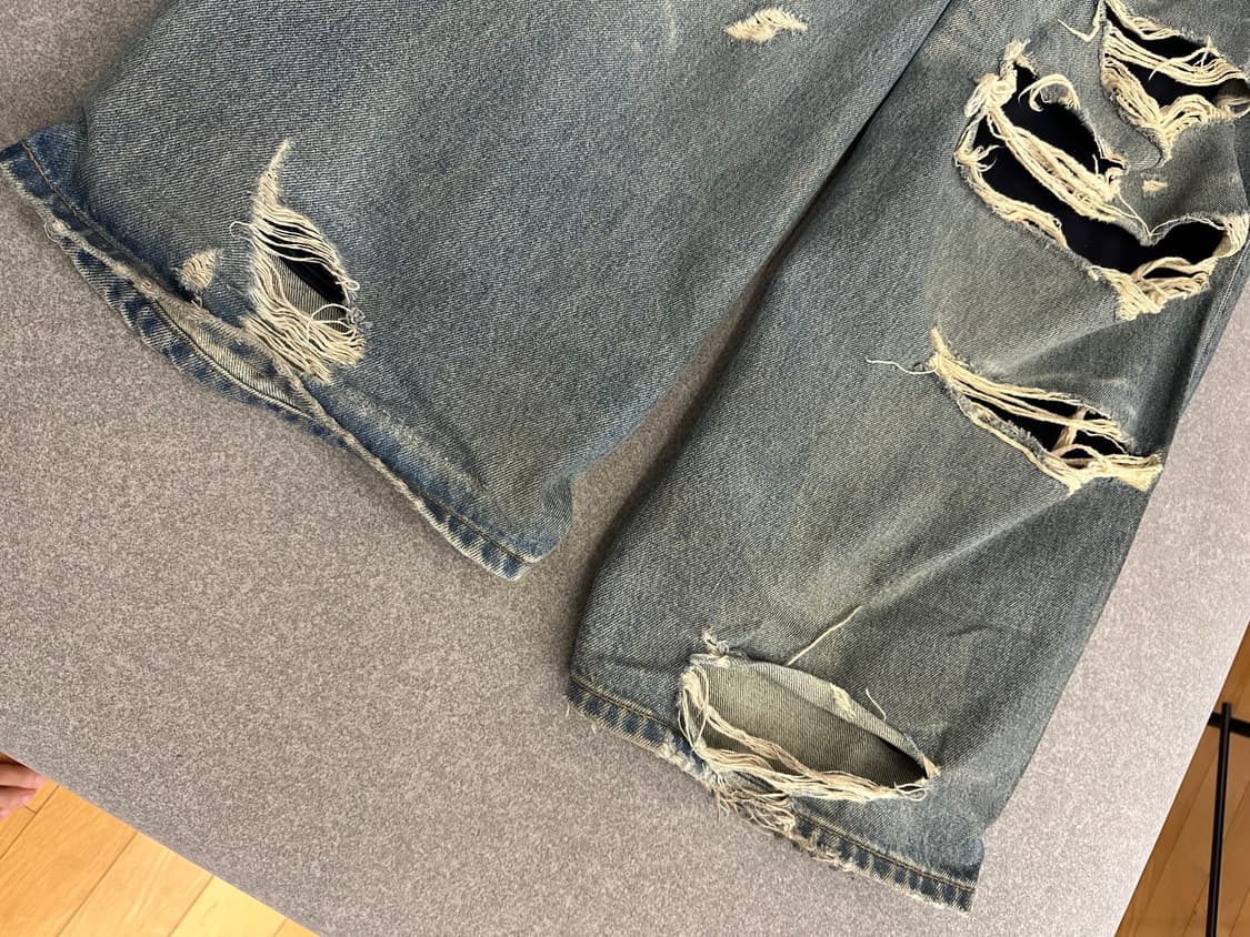 [XS] 발렌시아가 디스트로이드 데님 상품이미지3