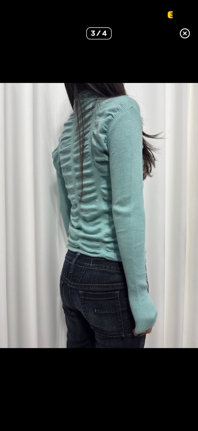 빈티지 디자인 니트 이너  상품이미지2