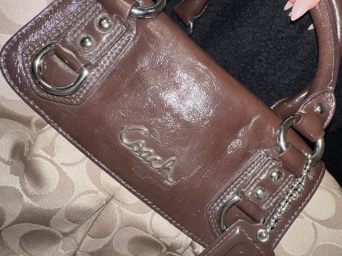 00s coach Y2K 코치 시그니처 숄더백 겸용 크로스백 빈티지 상품이미지5