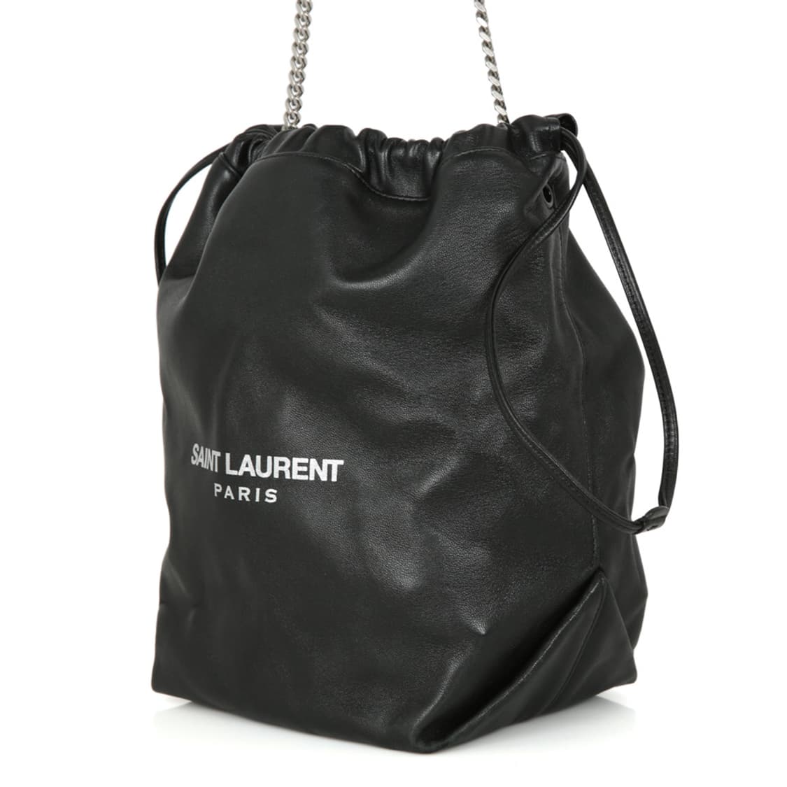 생로랑 테디 버킷 숄더백 드로스트링 체인크로스 538447 상품이미지4