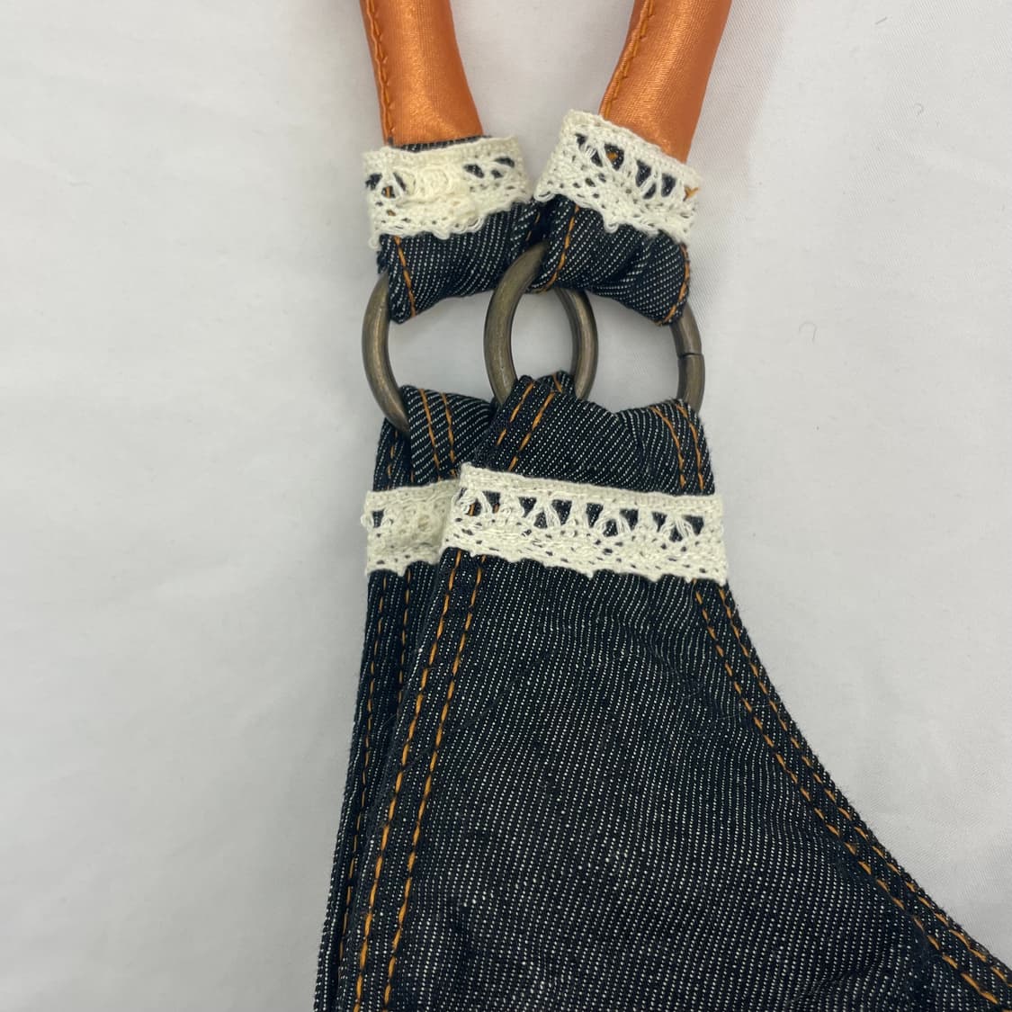 denim shirring lace bag 상품이미지3