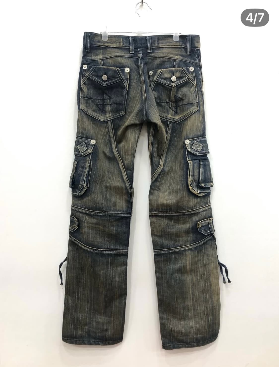 빈티지 카고팬츠 washed multi pocket cargo pants 상품이미지4