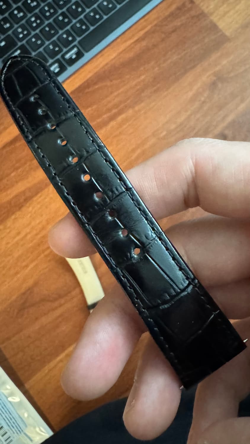 Seiko 세이코 정품 악어무늬 가죽 스트랩 시계줄 22mm 상품이미지3