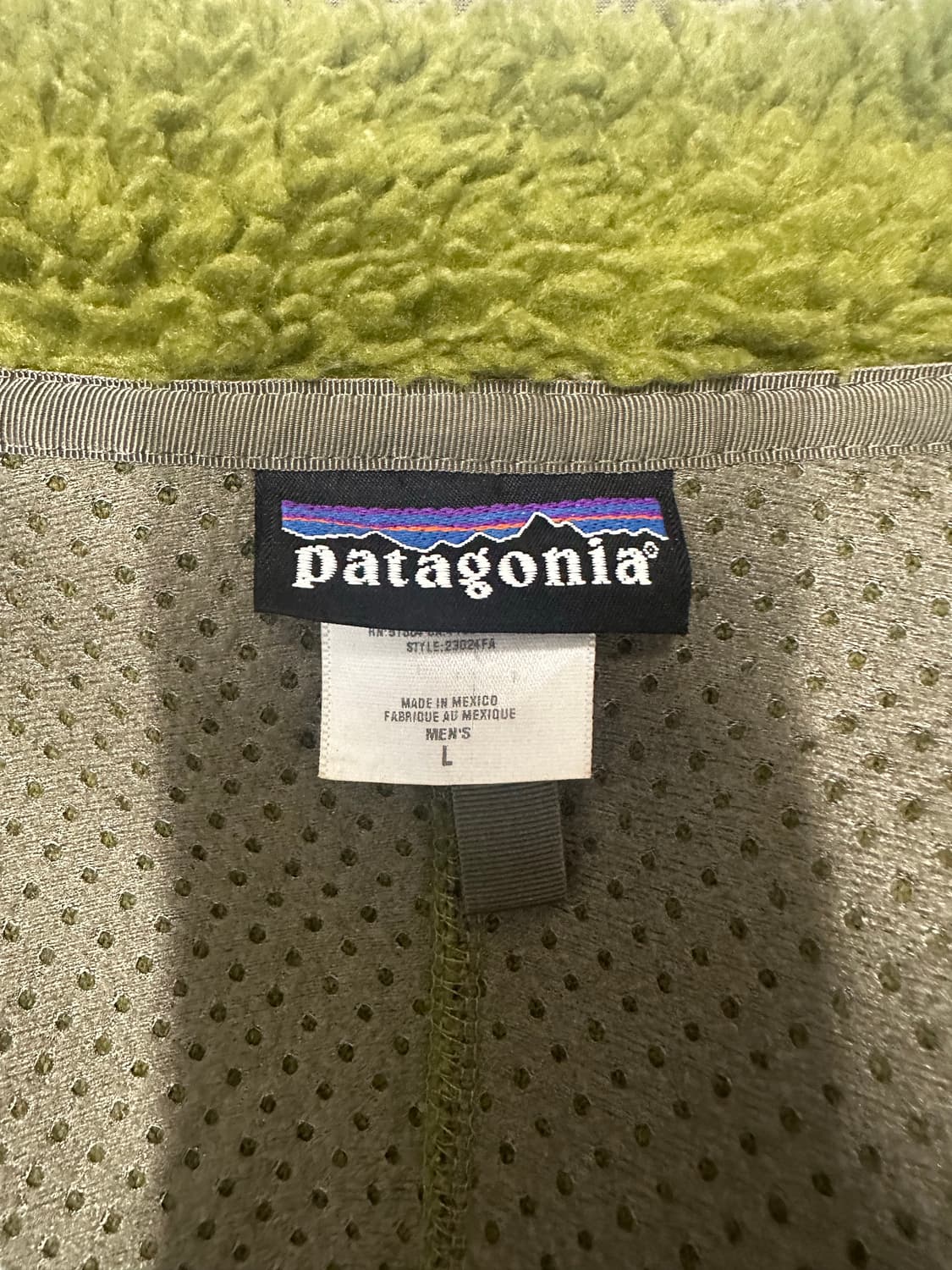 (L) 파타고니아 빈티지 딥파일 그린 상품이미지6