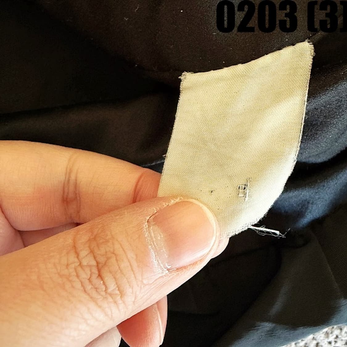 [실측확인] 시슬리 블랙 후드 숏 야상 후드점퍼 상품이미지5