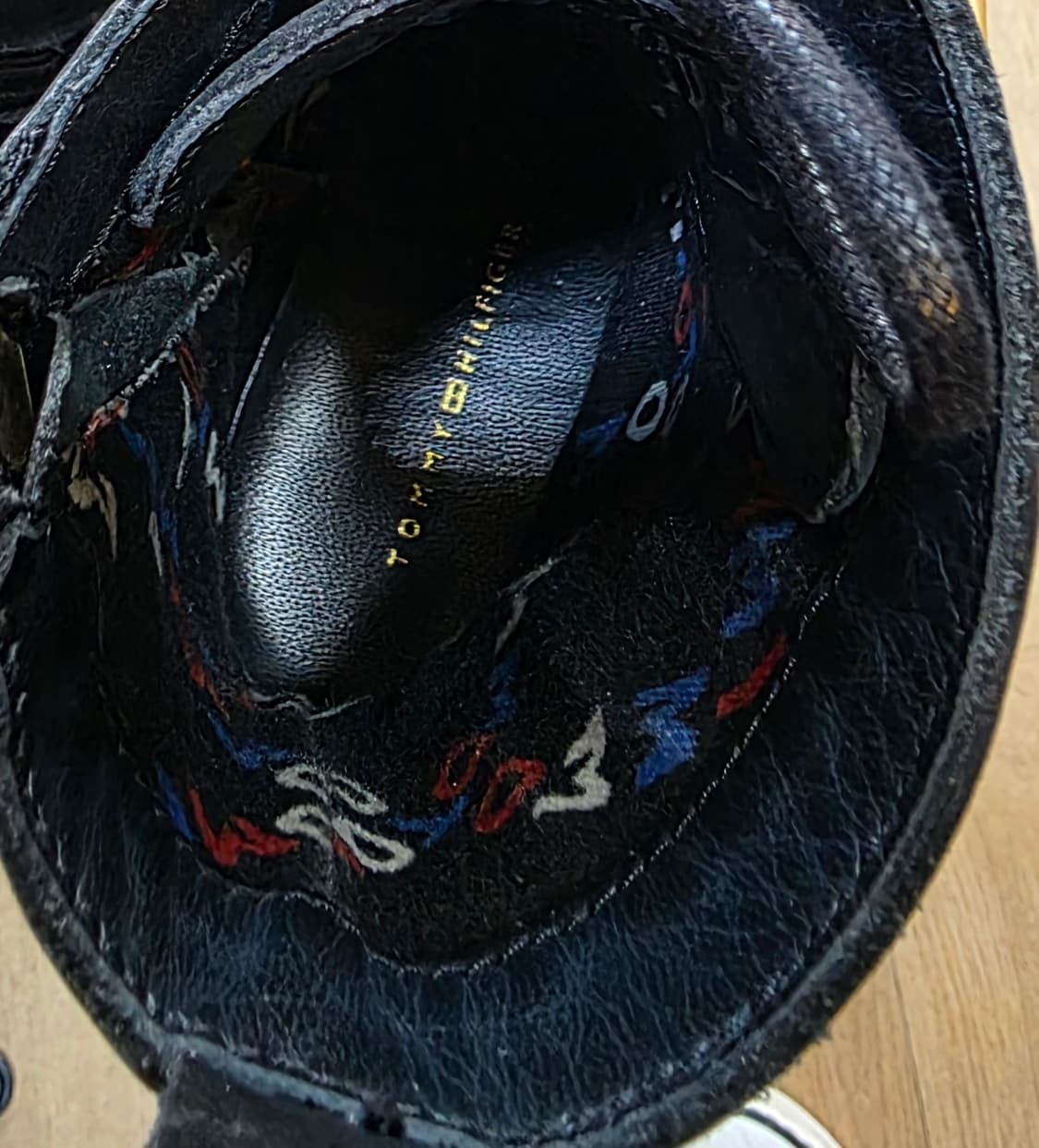 타미힐피거소가죽 워커 상품이미지8