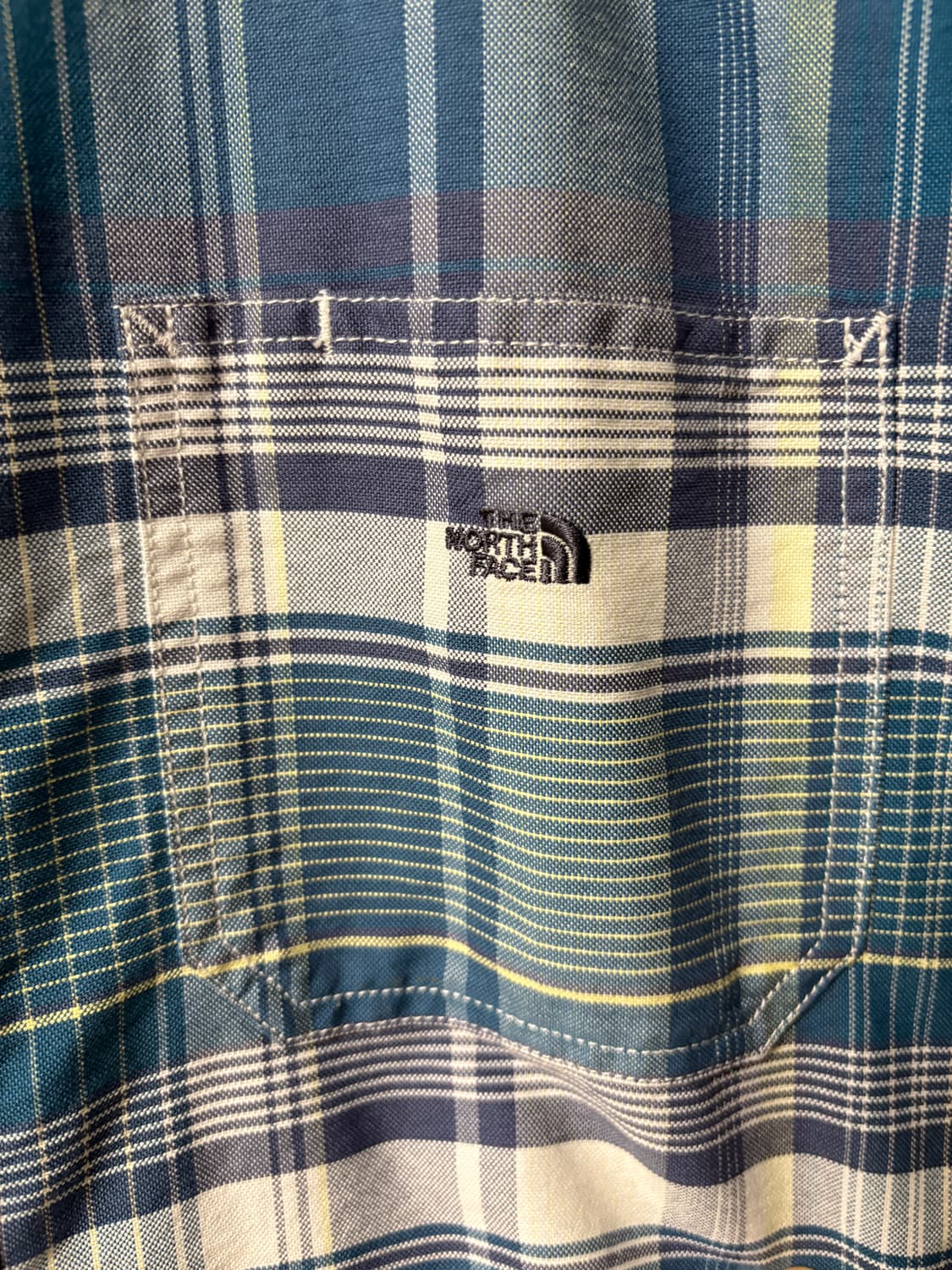 [L]노스페이스 퍼플라벨 워크셔츠 블루 상품이미지7