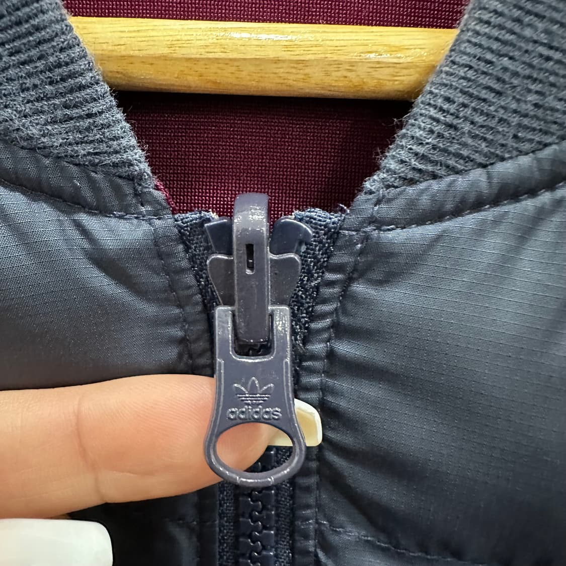 아디다스 리버서블 SST 덕다운 패딩 자켓M-L 상품이미지3