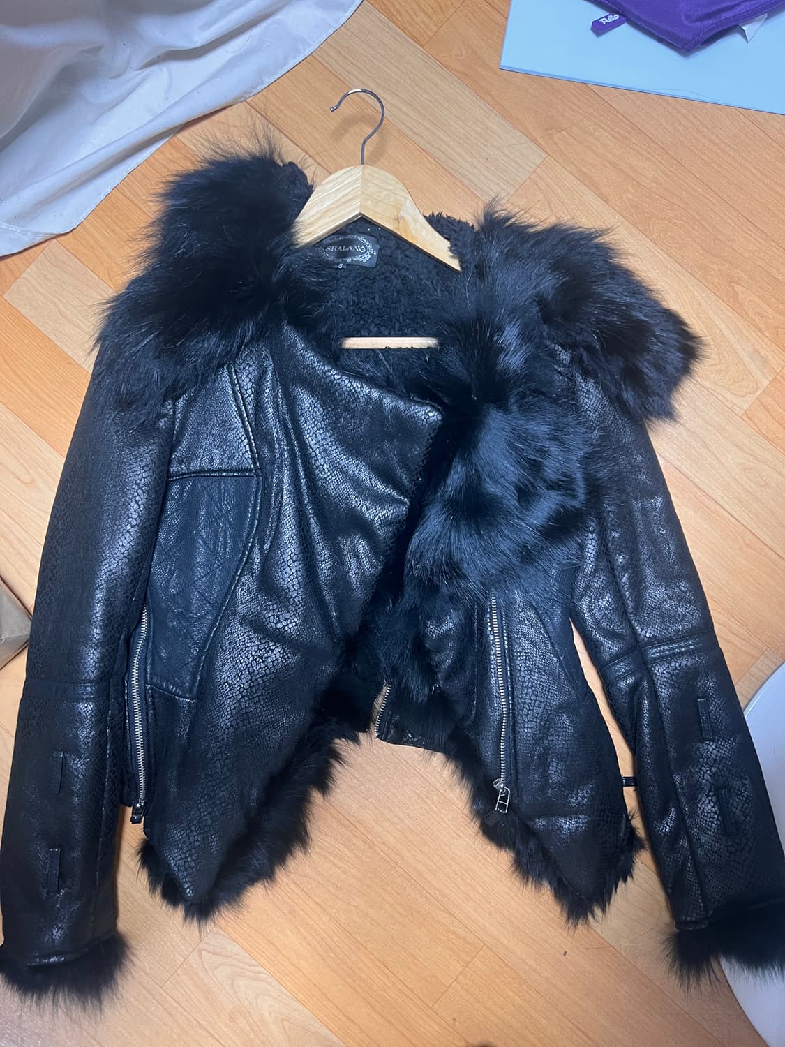 Shalang 샤랑 파에톤 무스탕 자켓 상품이미지1