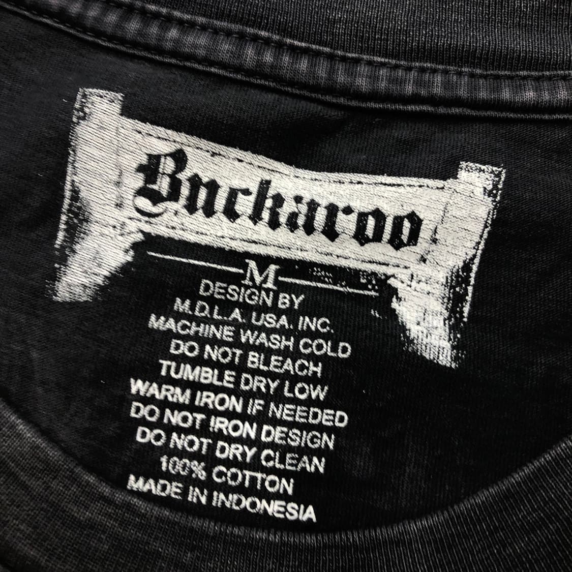 M 버커루 Y2K 오리엔탈 펑크 티셔츠 상품이미지4