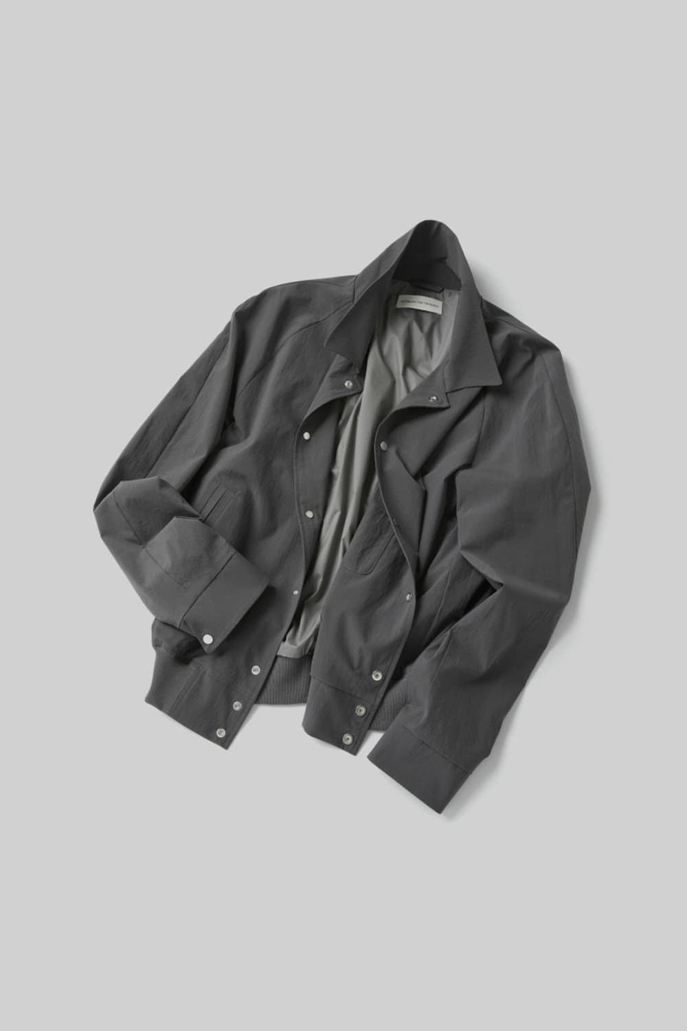 [2, 3] 오토매틱포더피플 나글란 바시티 자켓 그레이 상품이미지3