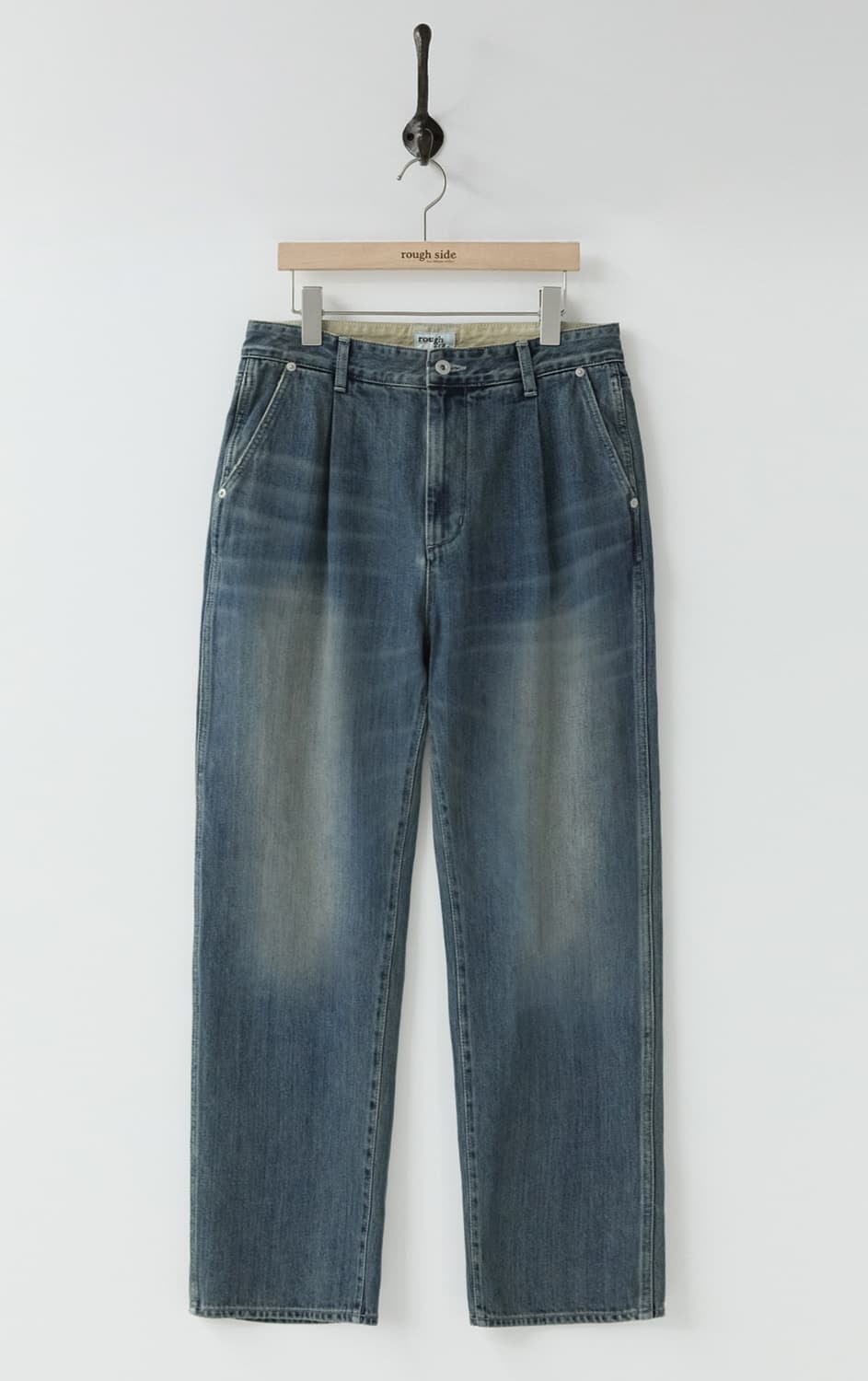 [새상품] 러프사이드 드레이프데님팬츠 미디엄블루 3 상품이미지2