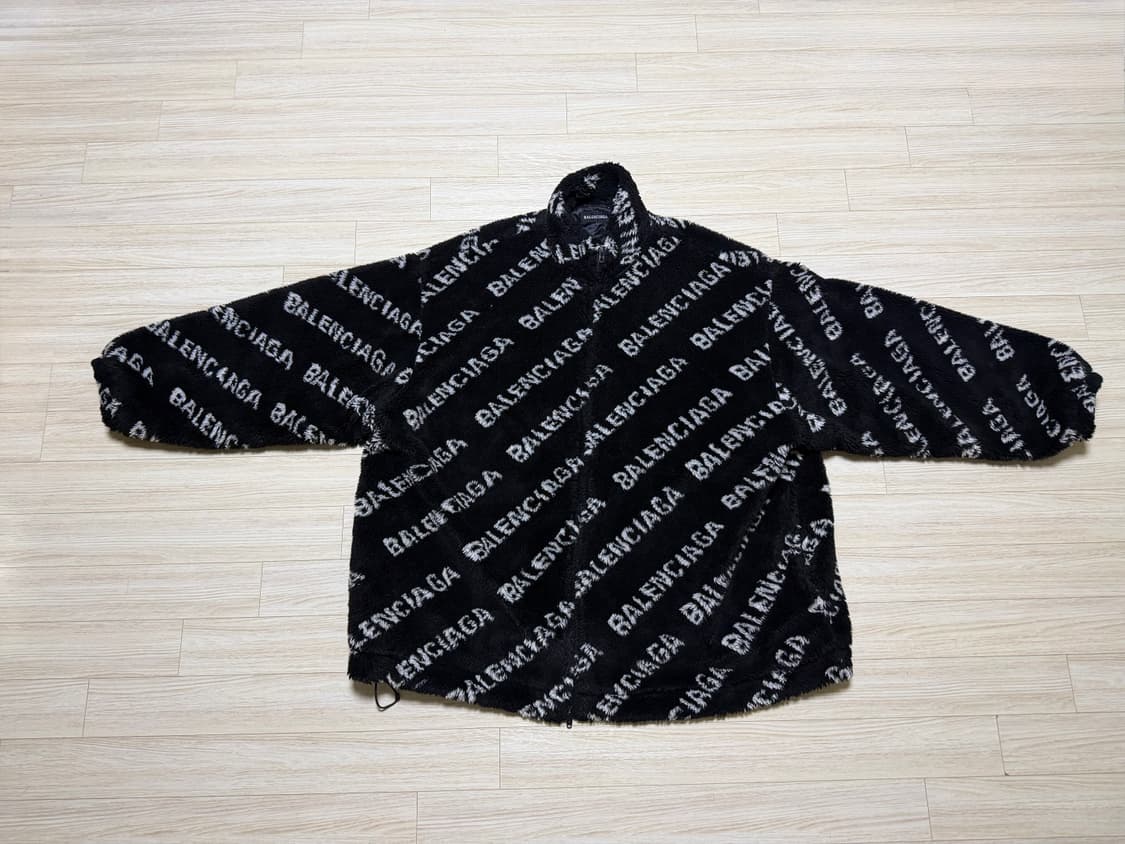 Balenciaga 발렌시아가 멀티로고 퍼 플리스 집업 자켓 50 상품이미지1