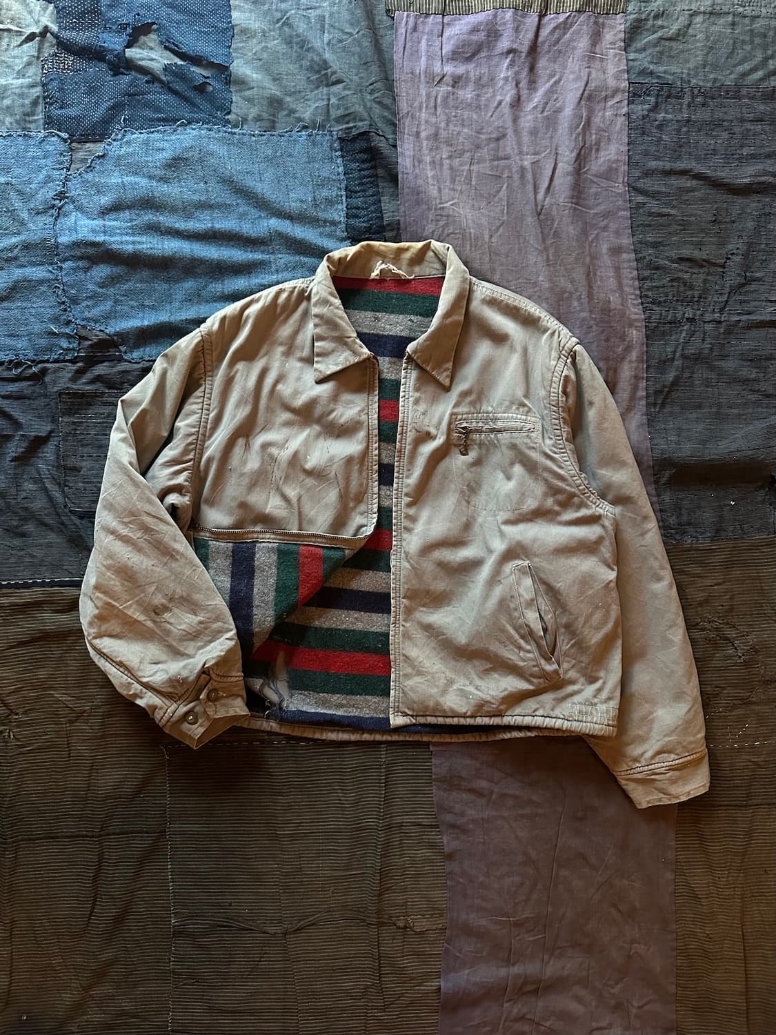 60s USA 빈티지 몽고메리워드 파워하우스 워크 자켓 상품이미지1