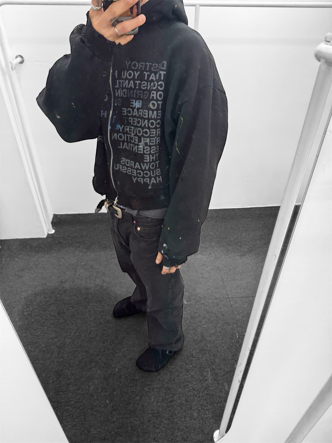 빈티지 후드집업(기모) 상품이미지10