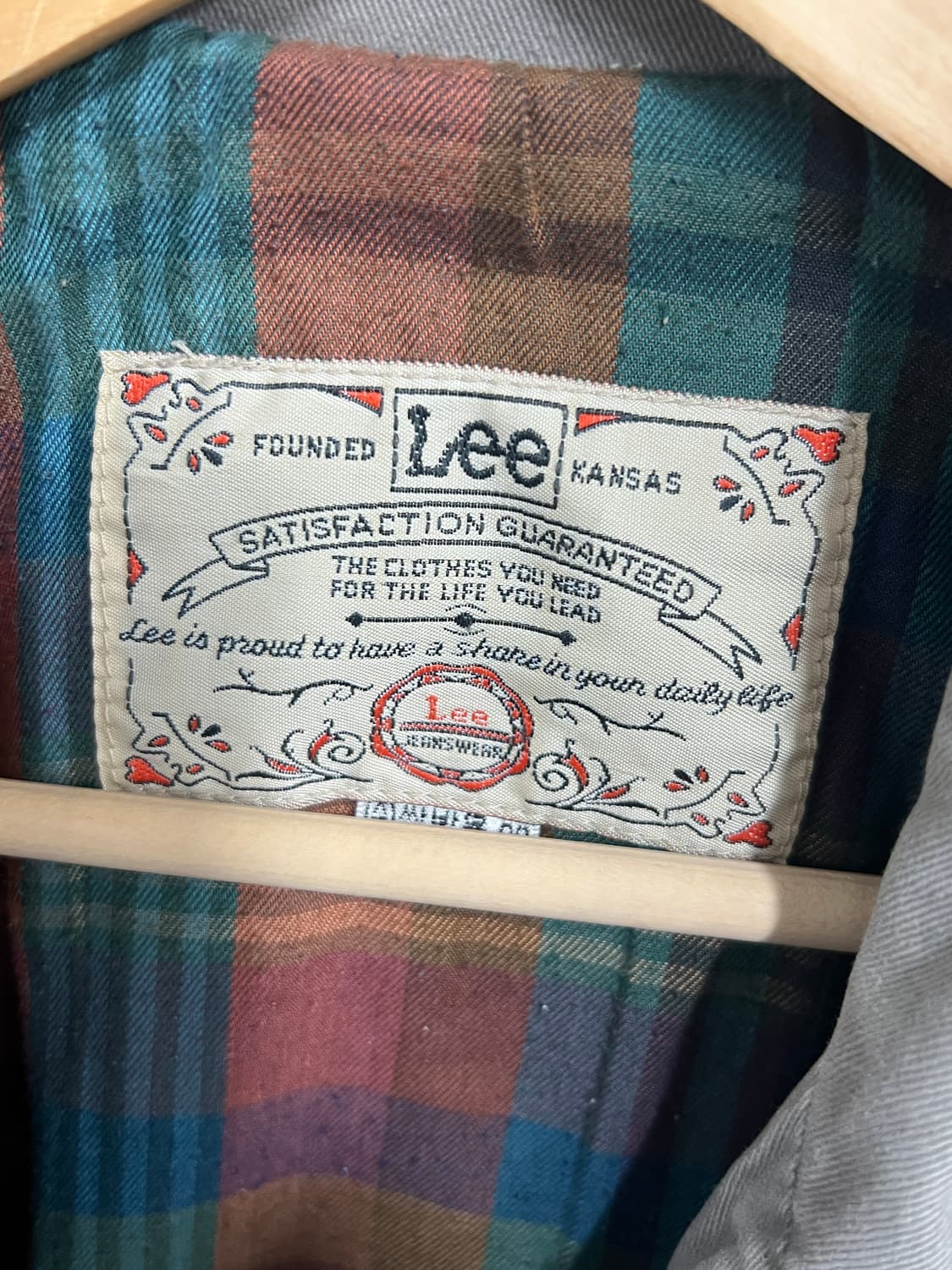 90s Lee 리 빈티지 코튼 사파리 워크웨어 자켓 상품이미지8