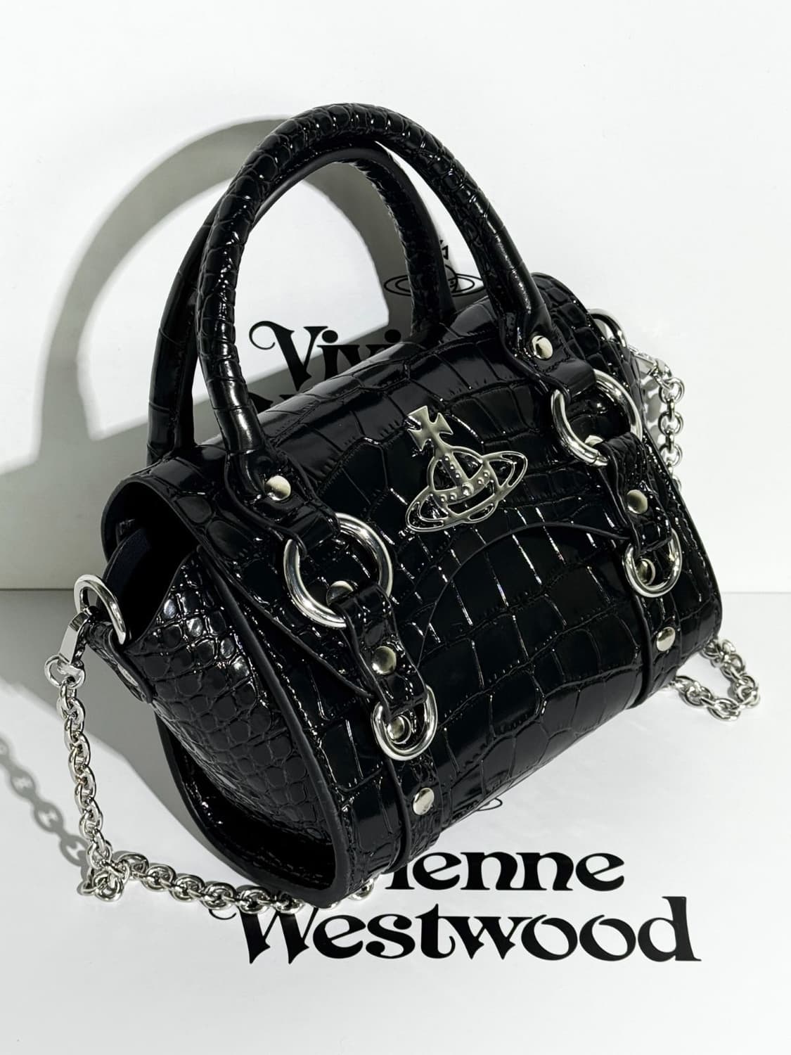 Vw croc leather bag 상품이미지1