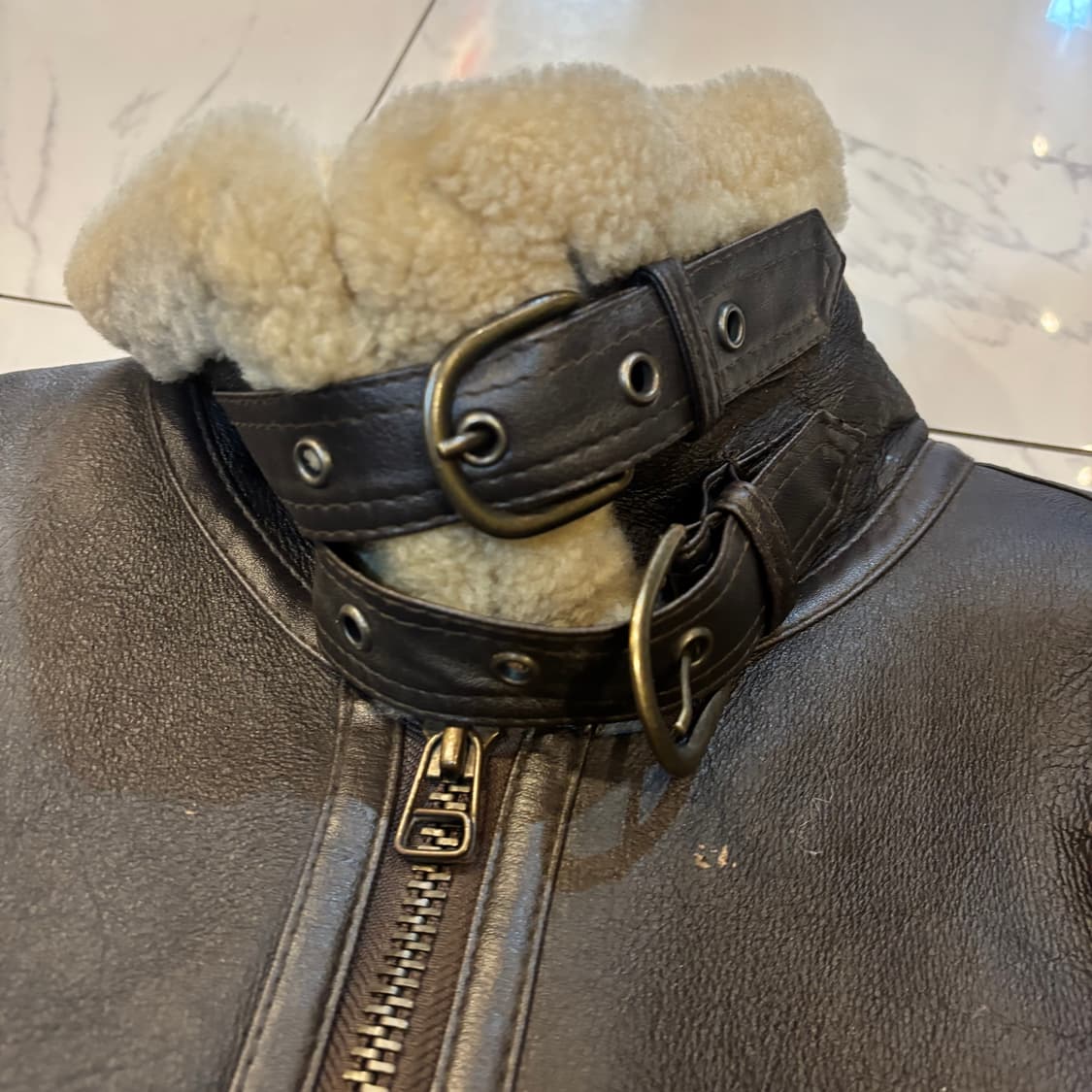 B-3 양가죽 무스탕 자켓  상품이미지3