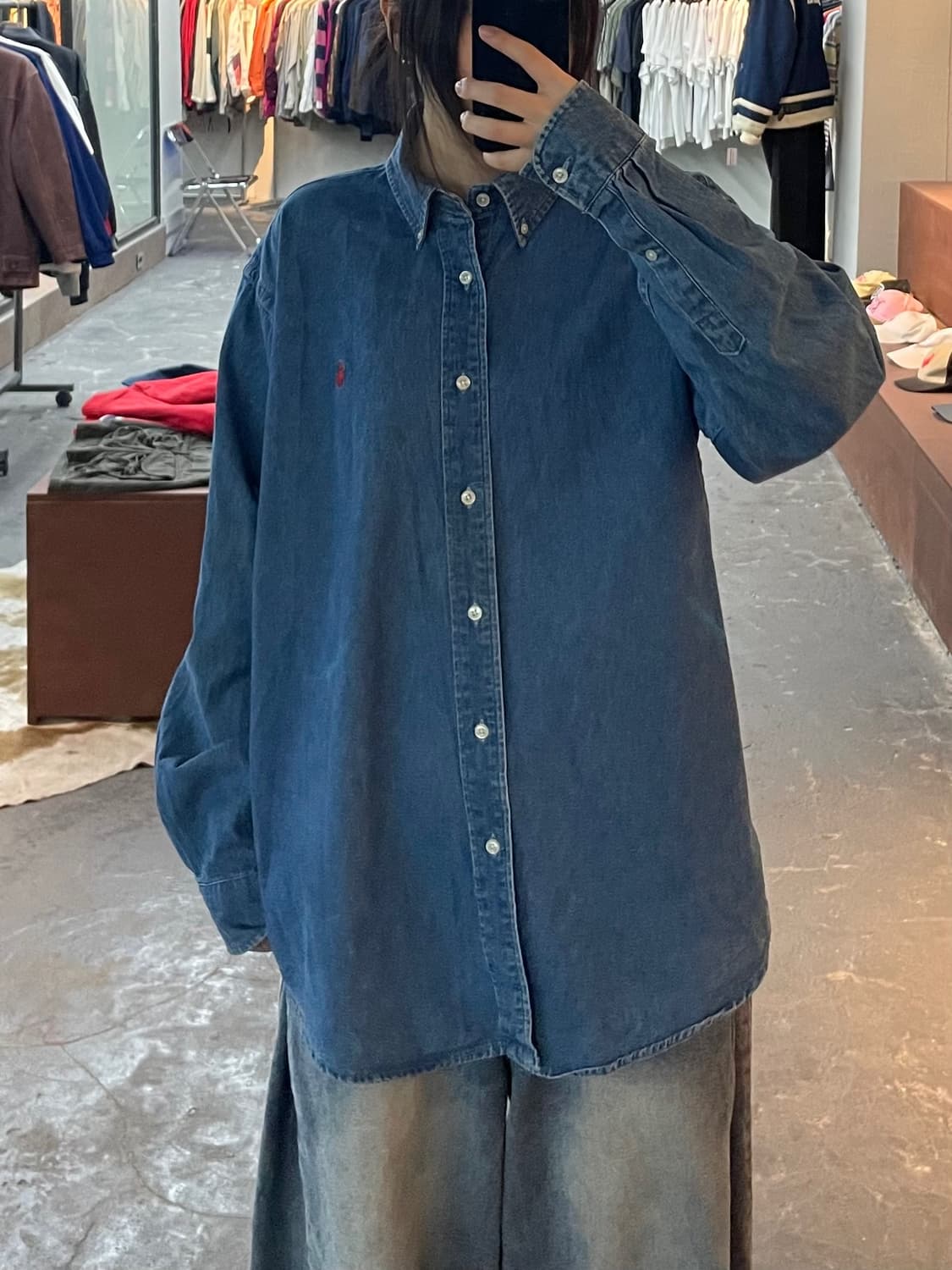 폴로 랄프로렌 데님 셔츠 H2329 상품이미지1